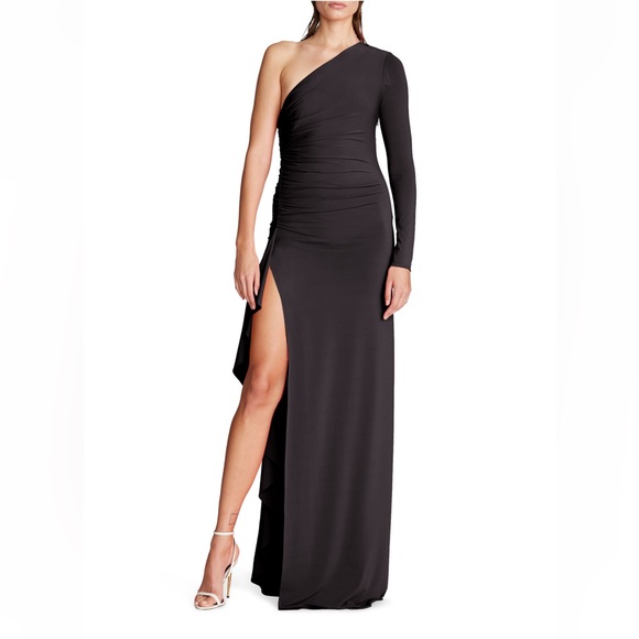 Halston Giana Jersey Gown - Picture 1 of 4